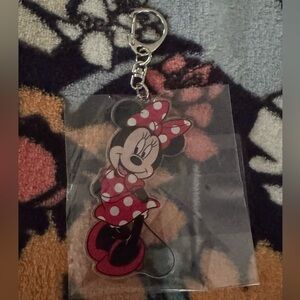 Minnie Mouse Keychain - Red and Black